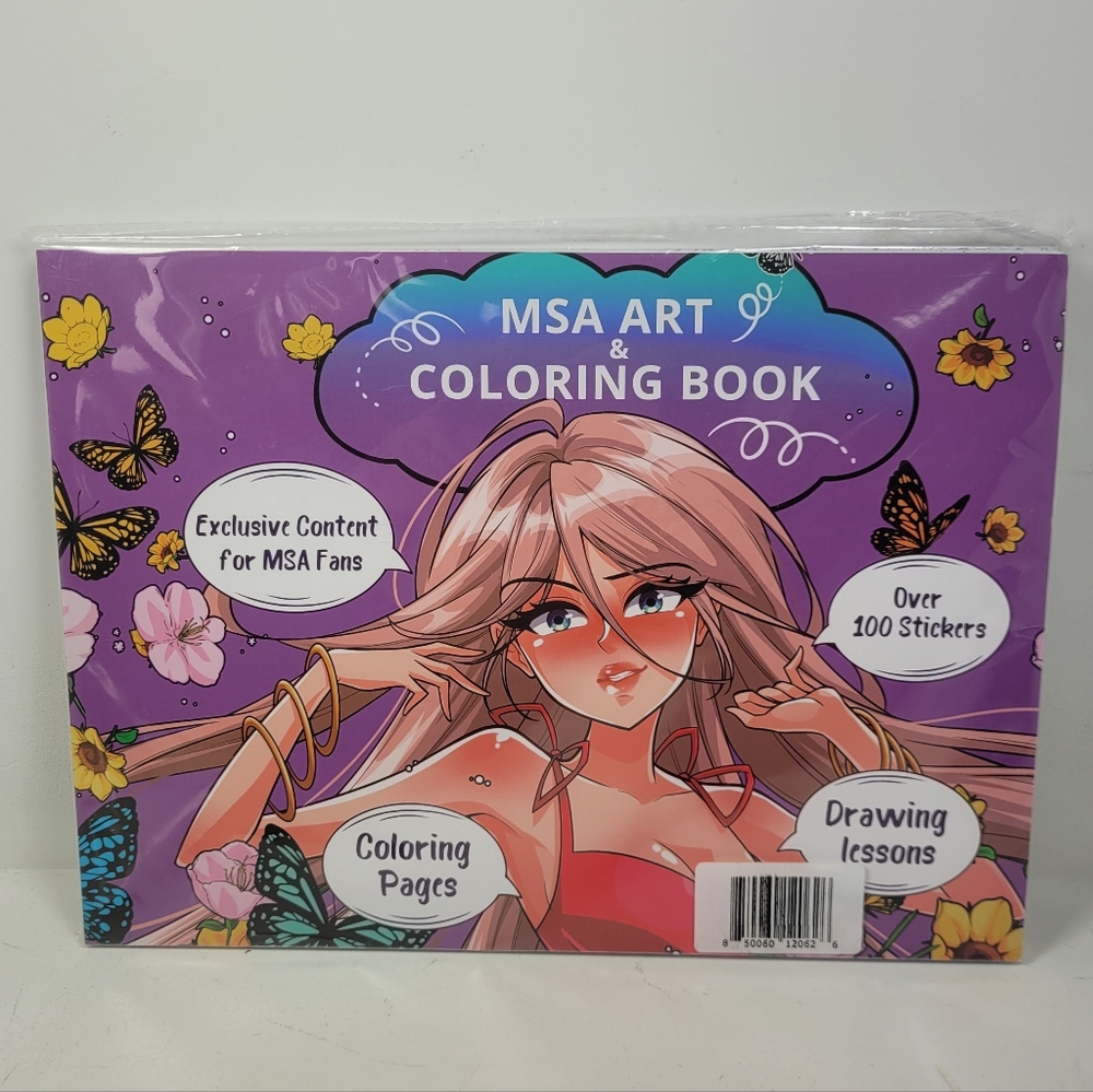 MSA Art & Coloring Book with Stickers